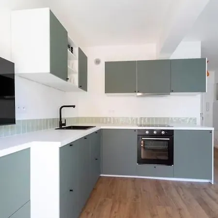 1br Design Balcony Center Tram & 10mins Nice