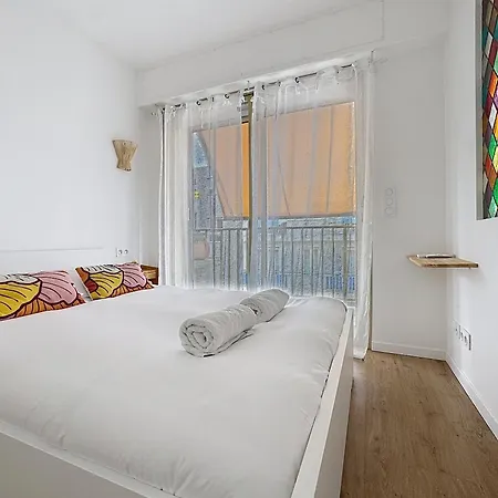 شقة 1br Design Balcony Center Tram & 10mins نيس